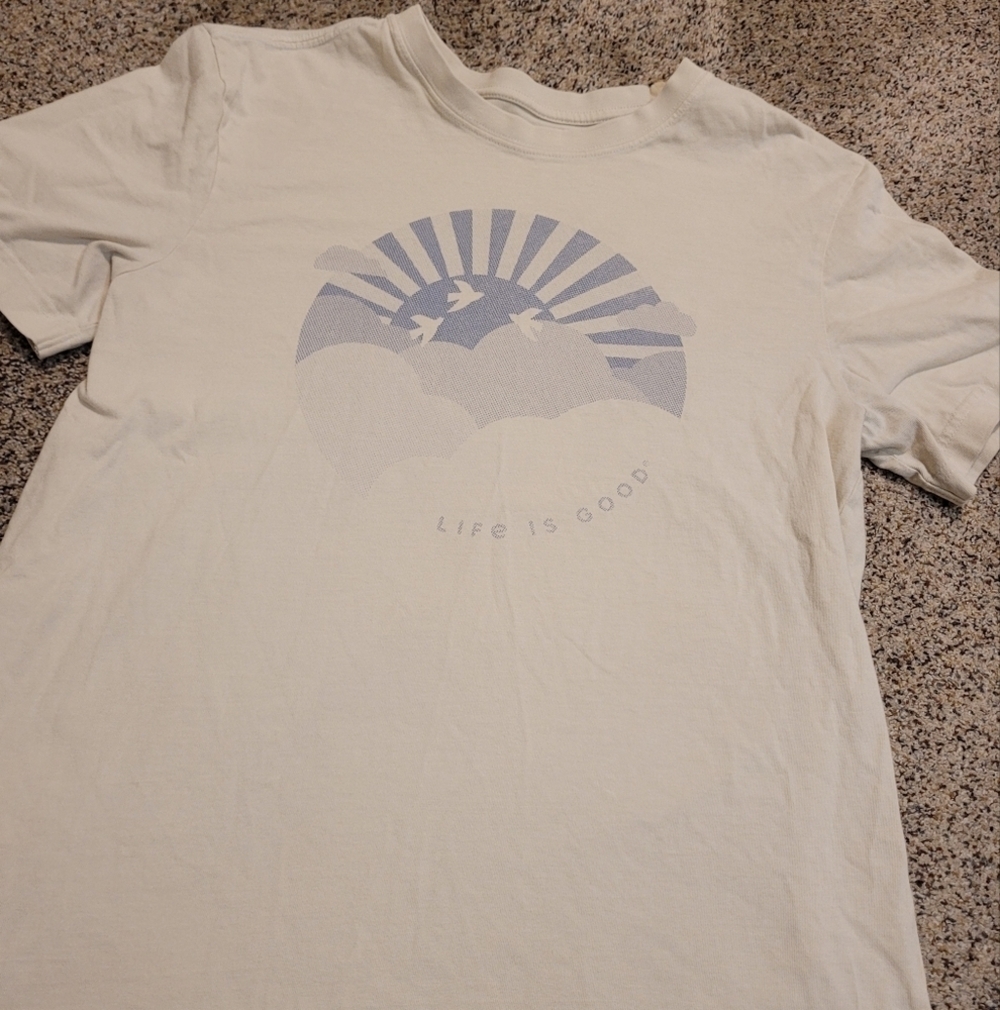 Life Is Good Mens Crusher T-shirt Size Small - Picture 3 of 6